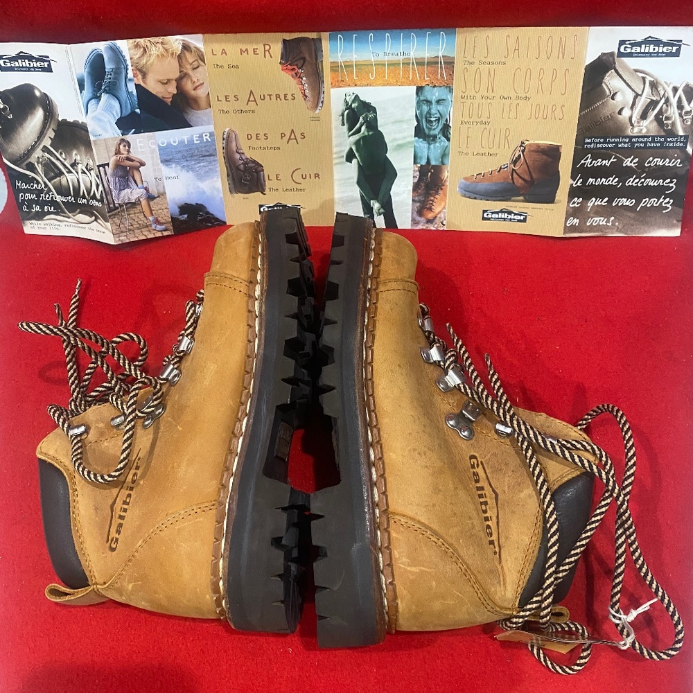 Ladies Galibier Leather Boot Made In France Sz 5.5